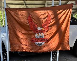harley davidson flag