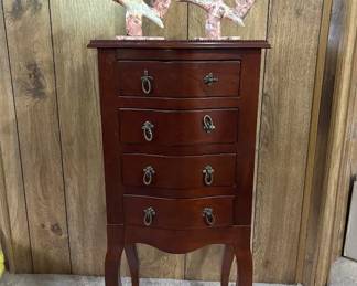jewlery box and mcm candle holders