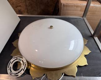Visual comfort ceiling light - brass 