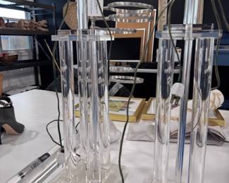 lucite lamps