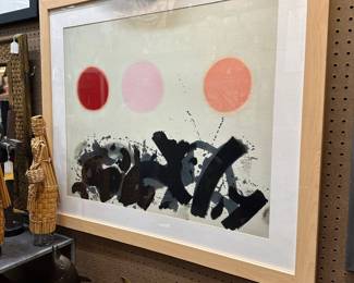 Original artwork in frame 