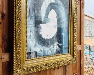 original painting in Antique gilt frame 