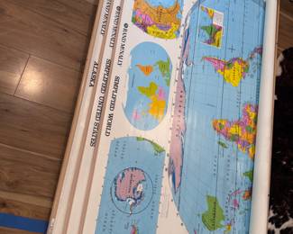several sets of mid-century maps- only one pictured 