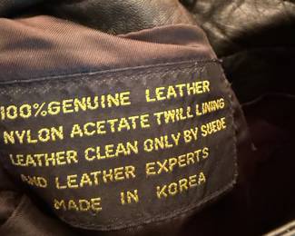 Vintage Leather Skirt