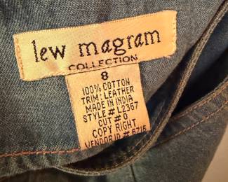 Vintage Lew Magram Fringed Skirt