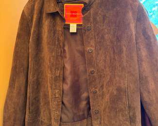 Suede Brown Vintage Issac Mizahi jacket