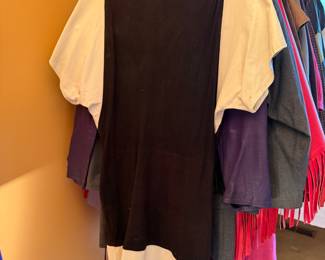 Black and White Leather Dress