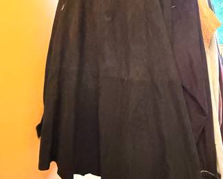 Vintage Suede Swing SKirt Size 8