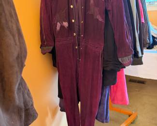 Vintage Suede Pantsuit NICE