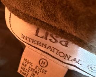 Lisa International Suede Skirt size M