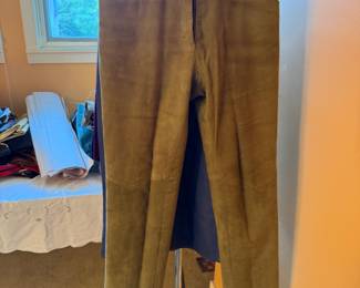 Suede Pants