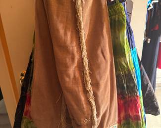 Vintage Fringed Corduroy Pants