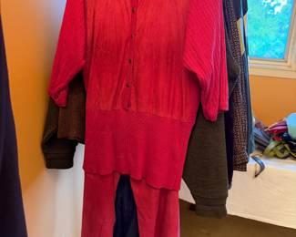 Red Two-Piece Vintage Outfit