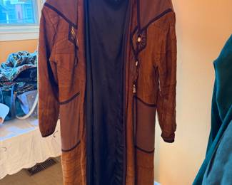 Vinatge Molato Full Length Leather Jacket