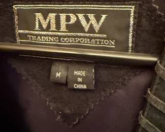 MPW Suede vest made in China
