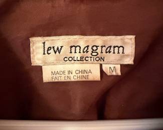 Vintage Leather Jacket by Lew Magram Size M