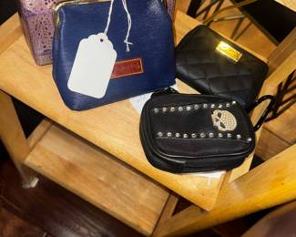 Eel skin, Dooney and Bourne, Harley Davidson and Betsy Johnson 