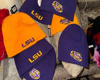 Brand new LSU beanies