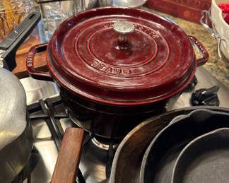 LaCocotte Staub cast iron dutch oven
