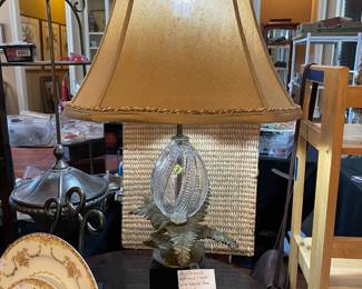 Yall, checkout this GORGEOUS Waterford table lamp!!!! Yes I said Waterford and it is marked.