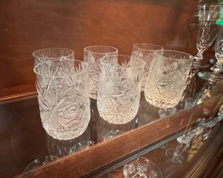 Cut Glass Set of 6