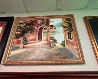 Large Original Oil on Canvas by local artist Sue P. Jackson