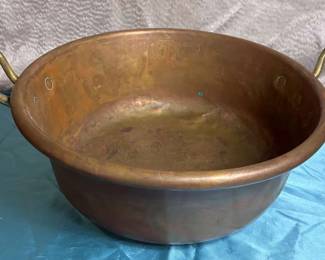 Vintage Copper Jam Pan or Preserving Pan