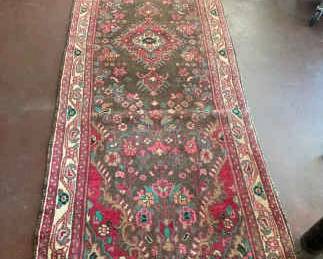 Vintage Persian Wool Rug Runner