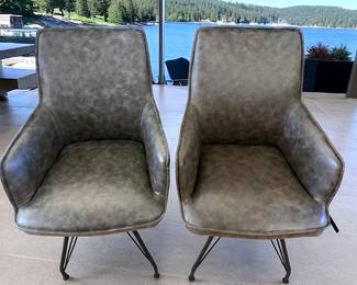 Moes Dining Room Chairs Six Total