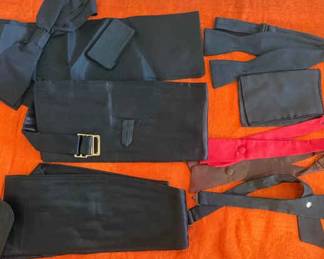Vintage Paul Stuart Menswear Including Bow Ties, Cumber Buns More