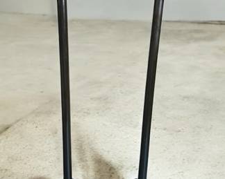 Pair Japanese Bronze ChrysanthemumForm Pricket Candlesticks