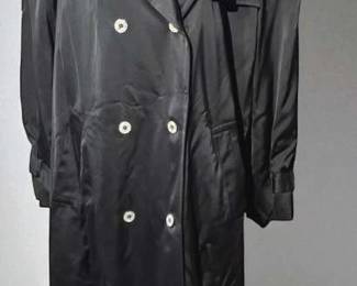David Hayes For Saks Fifth Avenue Black Coat