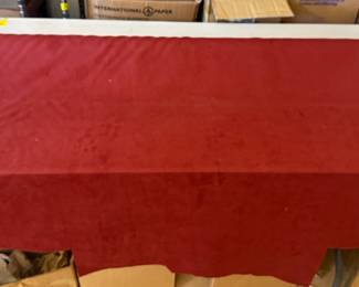 Burnt Orange Microsuede Bold Fabric