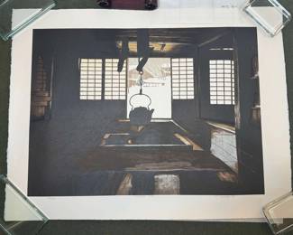 Ted Colyer Hand Signed Lithograph Hida Interior