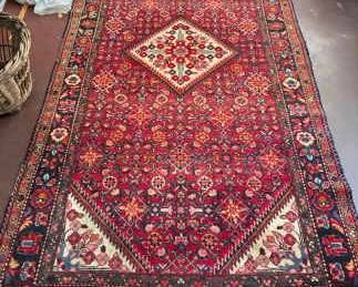 Vintage Hand Woven Persian Wool Rug