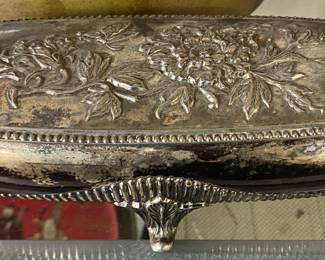 Silverplated Footed Box