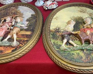 Vintage Decorative Wall Plaques