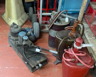 Vintage Service Station Grease/Lubricant Pumps