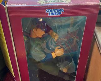Large Lou Gehrig Starting Lineup Figure