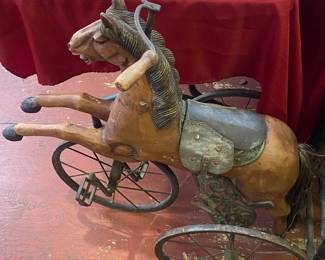 Vintage Horse Tricycle