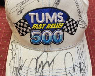 Several Autographed Nascar and Golf Hats