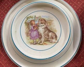 1905 Royal Baby Plate Set (Saint Bernard Graphics)