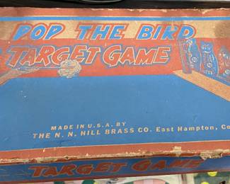 Old Pop the Bird Target Game
