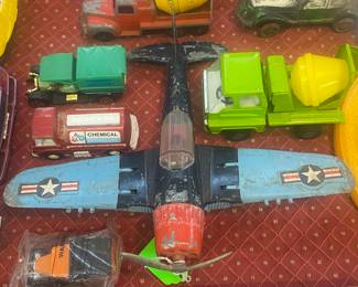 Vintage Hubley Pressed Steel Airplane