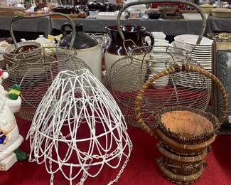Wire Egg and Kitchen Baskets