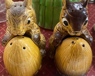 Squirrell Salt and Pepper Shakers