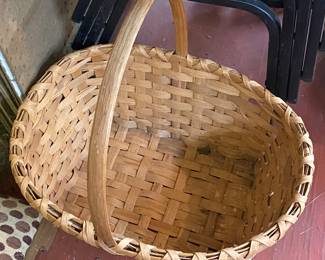 Oak Handle Basket