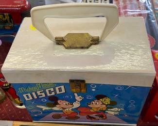Mickey Mouse Disco 45 Record Case