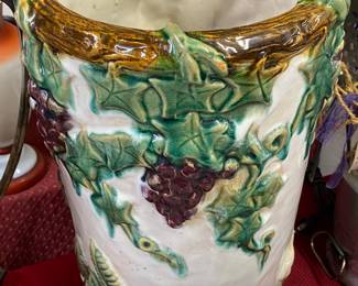 Majolica Style Vase