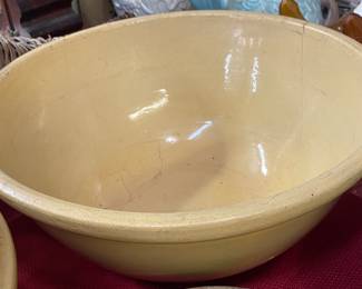 Large Yellowware Bowl (As Is)